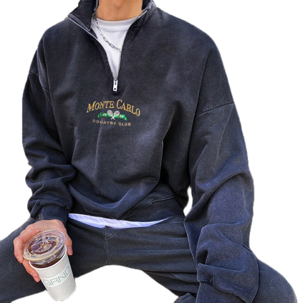 Vintage Quarter Zip Sweater